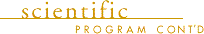 Scientific Program Cont'd (999 bytes)